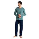Pijama Masculino Manga Longa Algodão Mash Azul Diesel 800.46 Pijama Masculino Manga Longa Algodão Mash Azul Diesel 800.46
