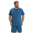 Pijama Masculino Manga Plus Viscose Cor Com Amor - 2040039 Pijama Masculino Manga Plus Viscose Cor Com Amor - 2040039