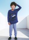 Pijama Masculino Moletinho Calça Jogger E M.longa Nº 4 Ao 10