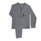 Pijama Mash De Algodão Estilo Americano Masculino Camisa Com Botões e Manga Longa Frio Básico Pijama Mash De Algodão Estilo Americano Masculino Camisa Com Botões e Manga Longa Frio Básico