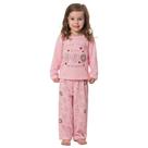 Pijama Menina Blusa Manga Longa e Calça Estampada - Izitex