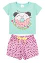 Pijama Menina Donuts
