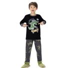 Pijama Menino Alakazoo em Algodão Radical Jacaré Cinza Tamanho:3