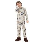 Pijama Menino Alakazoo em Malha Fleece Capital Bege Tamanho:2