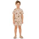 Pijama Menino Angerô Algodão Estampado Astronauta e Foguete