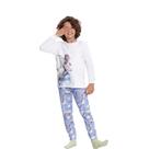 Pijama Menino em Malha Pelo e Malha Estampa lua azul Alakazoo