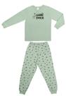 Pijama Menino Verde Game Over Estampado Have Fun