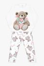 Pijama ML Dedeka Soft Sublimado Ursas Jardineiras Feminino REF22709_22710 Pijama ML Dedeka Soft Sublimado Ursas Jardineiras Feminino REF22709_22710