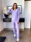 Pijama Moletinho Longo Violeta Lilás Pijama Moletinho Longo Violeta Lilás