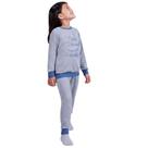 Pijama Moletom Infantil Longo Lupo 22422-001