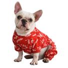 Pijama para cães CuteBone, macacão elástico macio e respirável