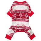 Pijama para cães KYEESE Christmas Snowflake para cães pequenos e médios