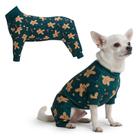 Pijama para cães Spark Paws Christmas Recovery Suit Gingerbread S Pijama para cães Spark Paws Christmas Recovery Suit Gingerbread S