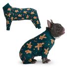 Pijama para cães Spark Paws Christmas Recovery Suit Gingerbread XL Pijama para cães Spark Paws Christmas Recovery Suit Gingerbread XL