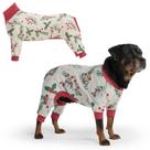 Pijama para cães Spark Paws Christmas Recovery Suit Mistletoe 4XL Pijama para cães Spark Paws Christmas Recovery Suit Mistletoe 4XL