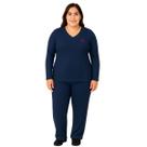 Pijama Plus Size Elegance Malha Canelada Feminino Victory Pijama Plus Size Elegance Malha Canelada Feminino Victory