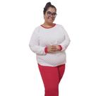 Pijama Plus Size Feminino Manga Longa Estampas Variadas