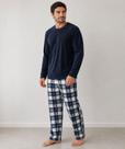 Pijama Plush Quentinho Masculino Confortavel Toque Aveludado
