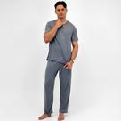 Pijama Recco Manga Curta com Calça Microdry Masculino