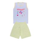 Pijama Regata com Flores e Short - Big Bless Pijama Regata com Flores e Short - Big Bless