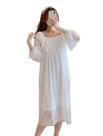 Pijama SINROYEE Vintage Lace Princess, camisola feminina Pijama SINROYEE Vintage Lace Princess, camisola feminina