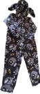 Pijama Soft Infantil Macacão Menino Menina Capuz 1 ao 8 Inverno Quentinho Estampado