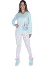 Pijama Sweet New de Malha Canelada Feminino (LUXO)
