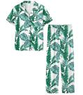 Pijama Umeyda Satin Silky Sleepover de manga curta para meninas 11-12 anos