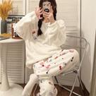 Pijamas De Flanela Kawaii Hello Kitty My Melody Para Meninas, Quentes Para O Inverno, Pullover De