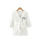 Pijamas De Flanela Para Crianças, Robe Macio Com Capuz, Roupas De Dormir Para Meninos E Meninas De 2