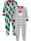 Pijamas infantis Simple Joys by Carter's, pacote com 2 unidades, resistentes a chamas Pijamas infantis Simple Joys by Carter's, pacote com 2 unidades, resistentes a chamas