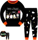 Pijamas infantis Toria Glow in The Dark Halloween 1-7T unissex