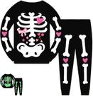 Pijamas infantis Toria Glow in The Dark Halloween Girls 5G