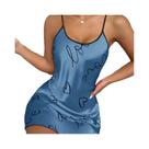 Pijamas Mini Sem Mangas De Seda Para Mulheres, Camisola De Alças Finas, Roupas Confortáveis E Sexy