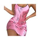 Pijamas Mini Sem Mangas De Seda Para Mulheres, Roupa De Dormir Sexy E Macia Para O Lar