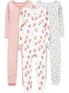 Pijamas para bebês Simple Joys by Carter's, pacote com 3 unidades de algodão, 5 anos