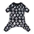 Pijamas para cães CuteBone Christmas Puppy, macacões para cães pequenos