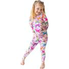 Pijamas Posh Peanut para Meninas (6-12 meses) - Viscose de Bambu Macia - Estampa Aquarela