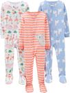 Pijamas Simple Joys da Carter's Baby Girls de 12 meses (pacote 3)