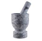 Pilão Almofariz Socador Médio em Pedra Sabão 10cm