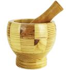 Pilão com Socador em Bambu 10,7cm