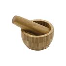 Pilão e Mortar Utilínea em Bambu Natural Tramontina