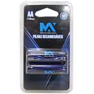 Pilha AA 2100mAh Recarregável - MaxMidia