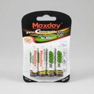 Pilha AA Recarregável Maxday 4700mAh Kit 4 Peças Alta Economia Para Sua Casa E Escritório