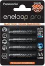 Pilha AA recarregável Panasonic Eneloop Pro 2450mAh - cartela com 4 unidades