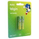 PILHA AAA ALCALINA ELGIN com 2 peças ORIGINAL ELGIN PILHA AAA ALCALINA ELGIN com 2 peças ORIGINAL ELGIN