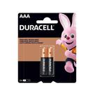 Pilha aaa palito mn2400 duracell c/2