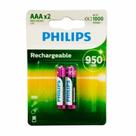 Pilha AAA recarregável 2 un Philips Pilha AAA recarregável 2 un Philips