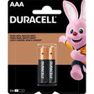Pilha acalina duracell palito aaa cartela com 2 unidades