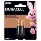 Pilha Alcalina 1,5v AAA Mn2400 (C/2 Pilhas) Duracell